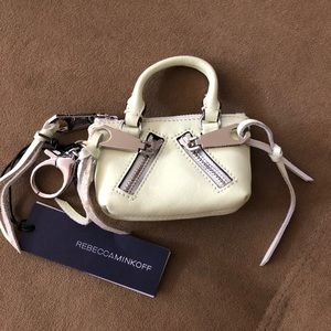 Rebecca Minkoff Mini Satchel Key Chain NWT